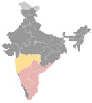 Inde • |0275/0897| • dynastie Pallava: carte